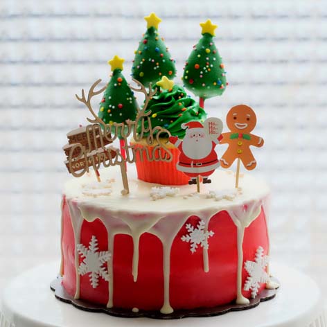 Cupcakes Company | Merry Christmas Cake